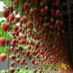 Клубника ампельная Анастасия купить по цене от 370р. в интернет-магазине «Посадика» с доставкой почтой в в Муриное и по всей России – [изображение №1].